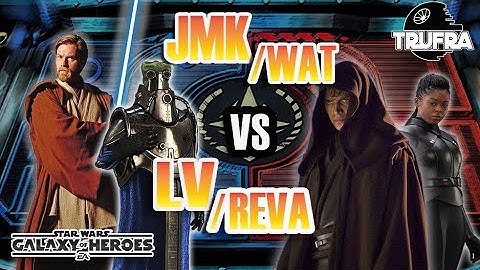 JMK/CAT/WAT vs LV/MAUL/REVA (3rd Sister) GAC 3v3 SWGOH
