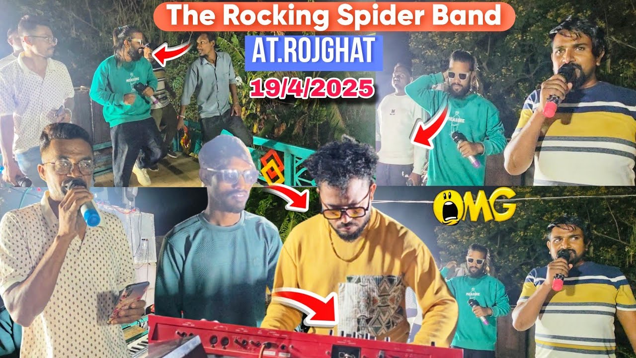 The Rocking Spider Band.Timli Song.At.Rojghat.19/4/2025