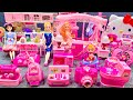14 Minutes Satisfying With Unboxing Hello Kitty Refrigerator Wardrobe Play Set Toys Review ASMR