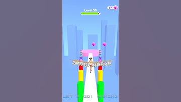 Dress Up Run | All Levels Gameplay Level 53 ~ Best Android,iOs Games New Update 2021 #shorts