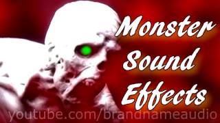 Monster Zombie Creature Sound Effects