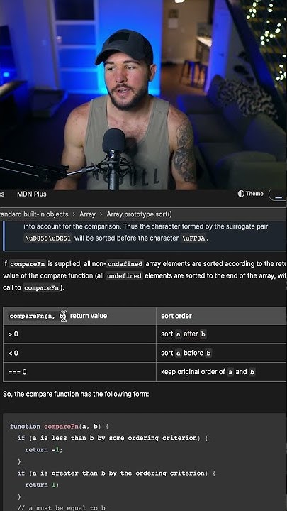 JavaScript - How Does The Sort Method Work? - YouTube