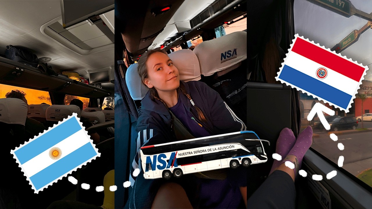 Por fin! De Argentina 🇦🇷 a Paraguay 🇵🇾 en BUS: CONGELADOS hasta los huesos! Rusos están en shock  💥