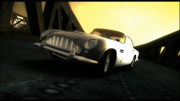 James Bond Aston Martin DB5 Final Pursuit NFS MW (vs NFS Payback Police + Tanks)