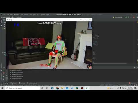 Finding If a person is sitting or standing using angles (computer vision)