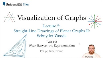 Schnyder Realizers (4/5): Weak Barycentric Representation | Visualization of Graphs - Lecture 5