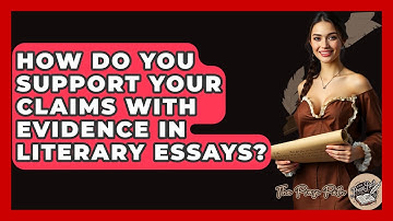 How Do You Support Your Claims With Evidence In Literary Essays? - The Prose Path