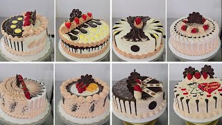 Tendencias Globales En Pasteles De Chocolate Decoración Con Ganache, Estilos Internacionales