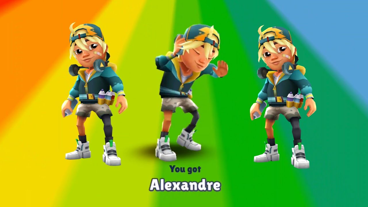 Unlocked Alexandre and Maeko - Free Bundle Special Subway Surfers 