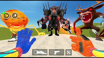 Nextbots In Playground Mod New Episode:Lava Is Tun Tun Sahur,99 Nights,New Titan,Italian Brainroot