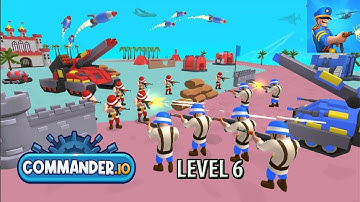 Commander io Gameplay - Level 6  -Army Commander - Best Android Games