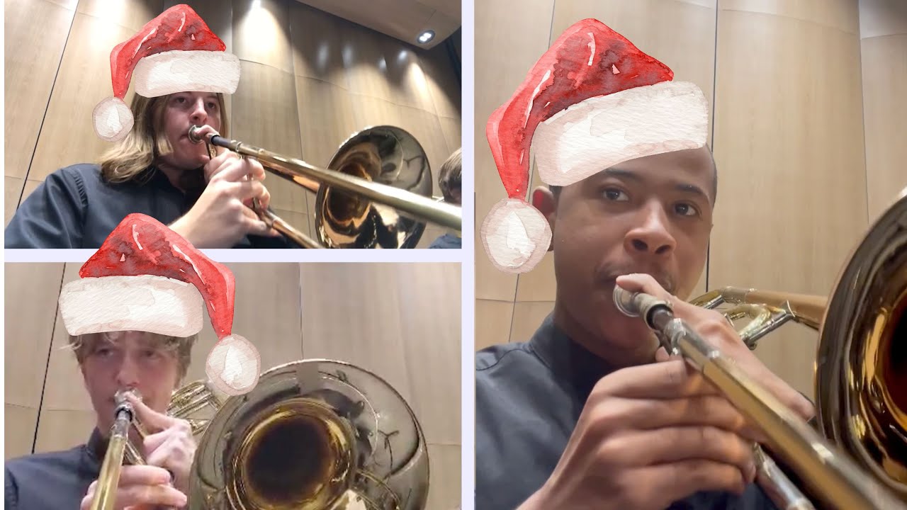 Sleigh Ride but it's 3 trombones 🛷🎄 YouTube