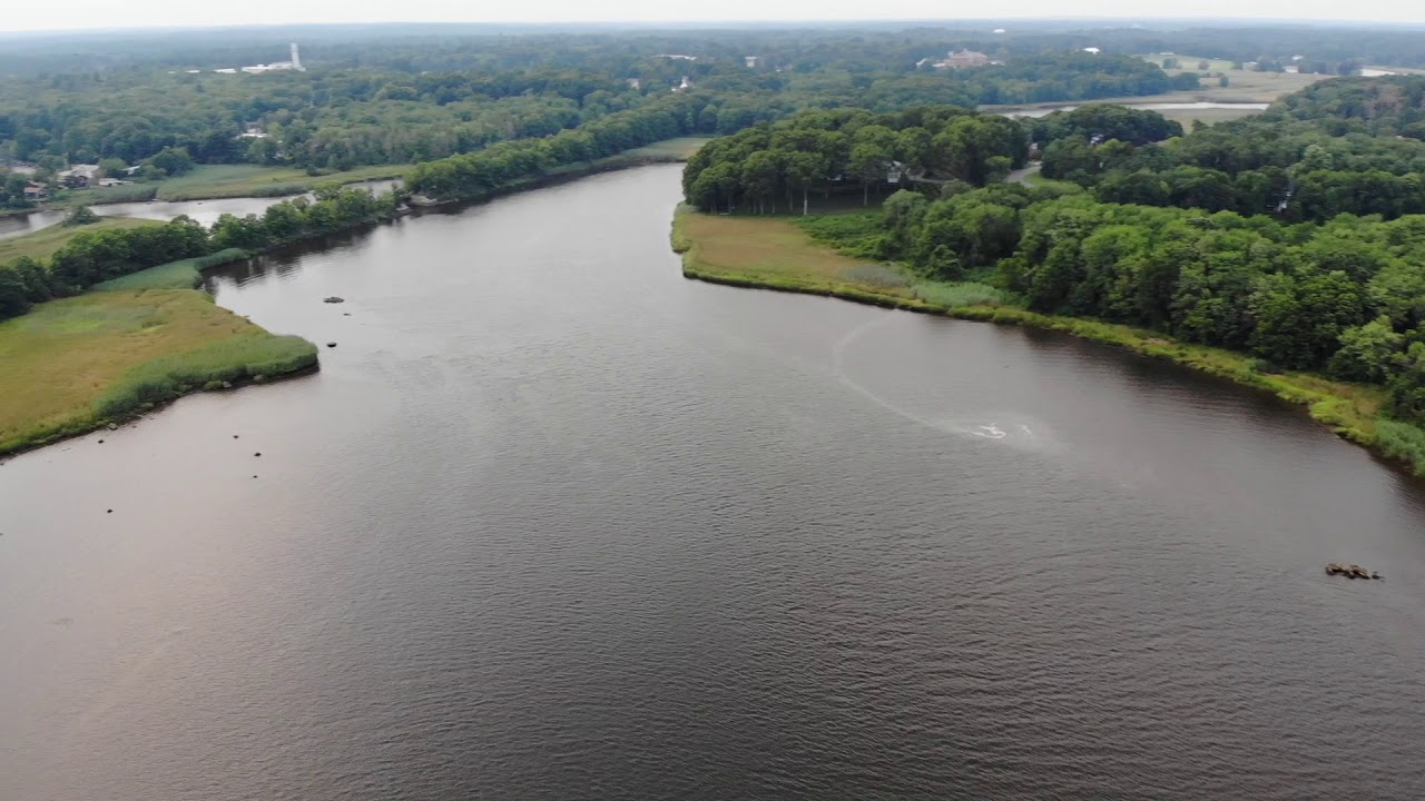 Taunton River in Dighton, MA filmed with the Dji Mavic Air Drone YouTube
