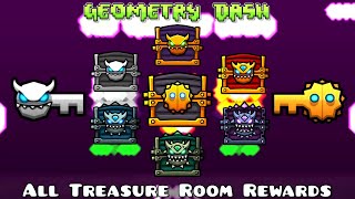 Geometry Dash - All Treasure Room Rewards