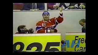 NHL Oct. 10, 1991 Bob Probert,DET v Mario Roberge,MTL x2 Clips Detroit Red Wings Montreal Canadiens