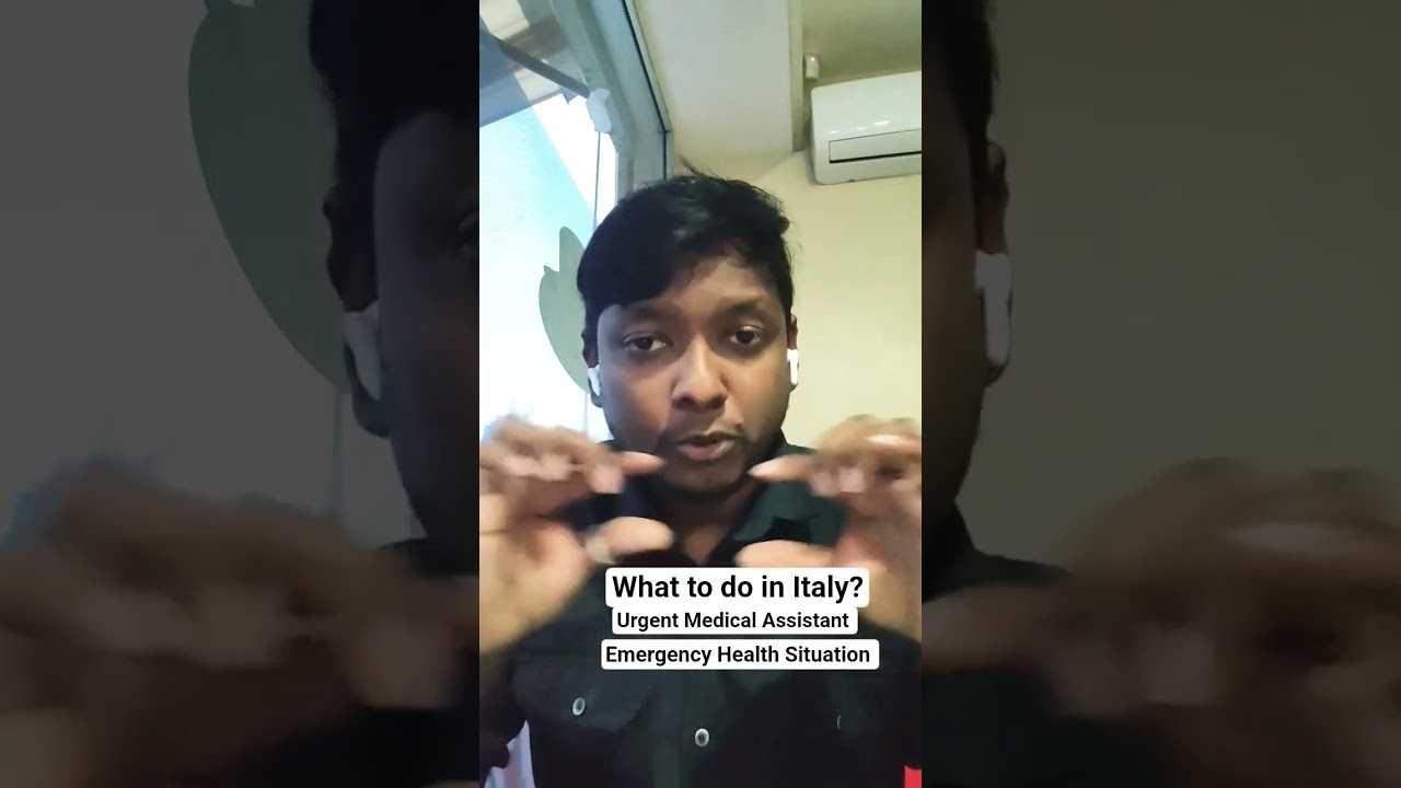 What to do if you are sick in Italy.  Free medical treatment.