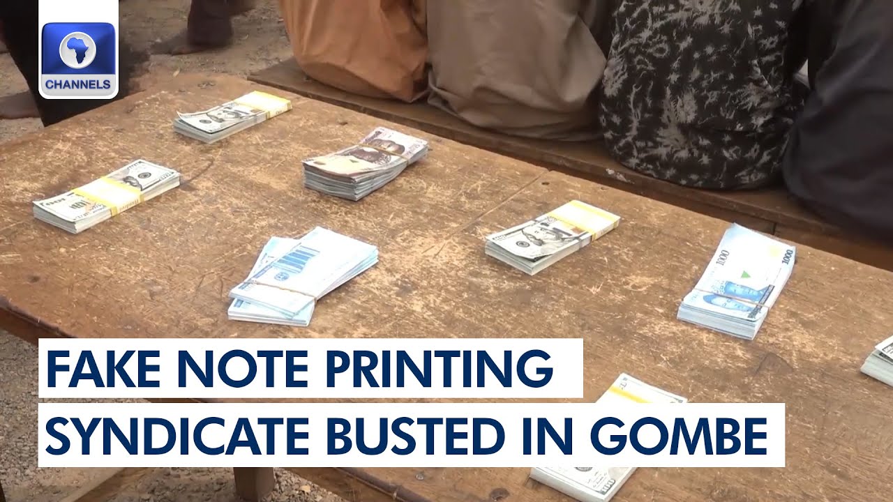 Gombe Police Arrest Syndicate Printing Fake Notes - YouTube