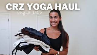 AUGUST 2026 CRZ YOGA TRY ON HAUL | matching sets, new colors, my favorite biker shorts & more! screenshot 5