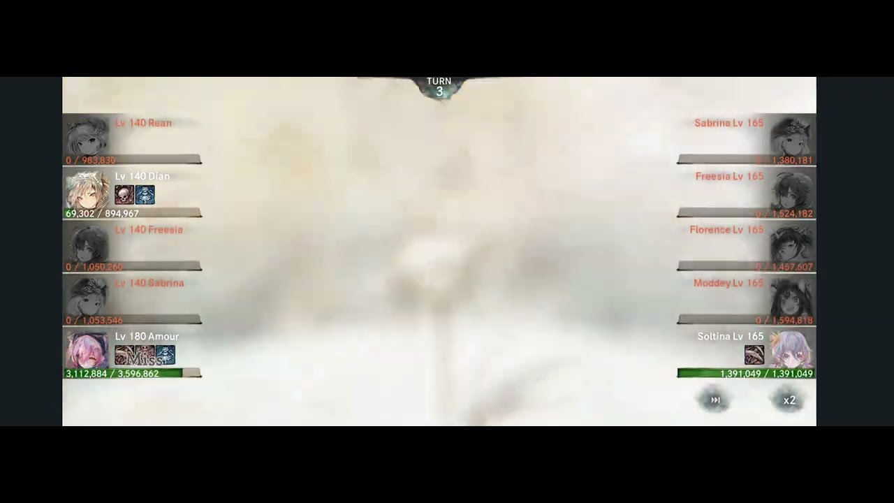 Memento Mori: Tower of Crimson - Floor 61 (Enemy Florence + Freesia/Soltina/Sabrina)