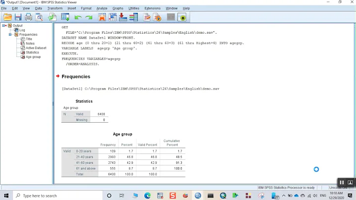 Recoding a numeric variable to categorical variable in SPSS