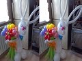 Заяц из воздушных шаров своими руками. Rabbit of balloons with their own hands.