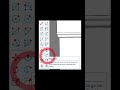 #shorts cómo dibujar una moldura de corona | Crown molding en sketchup
