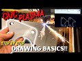 Beginner introduction to autocad 2d drawing  cutting cnc plasma parts