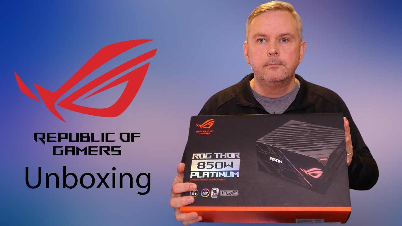 ASUS ROG 850W Platinum Gaming PSU Unboxing and First Impressions