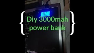 Diy 3000mah power bank.