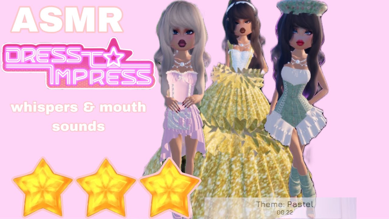 ASMR Playing Dress To Impress on Roblox (whispers and mouth sounds)