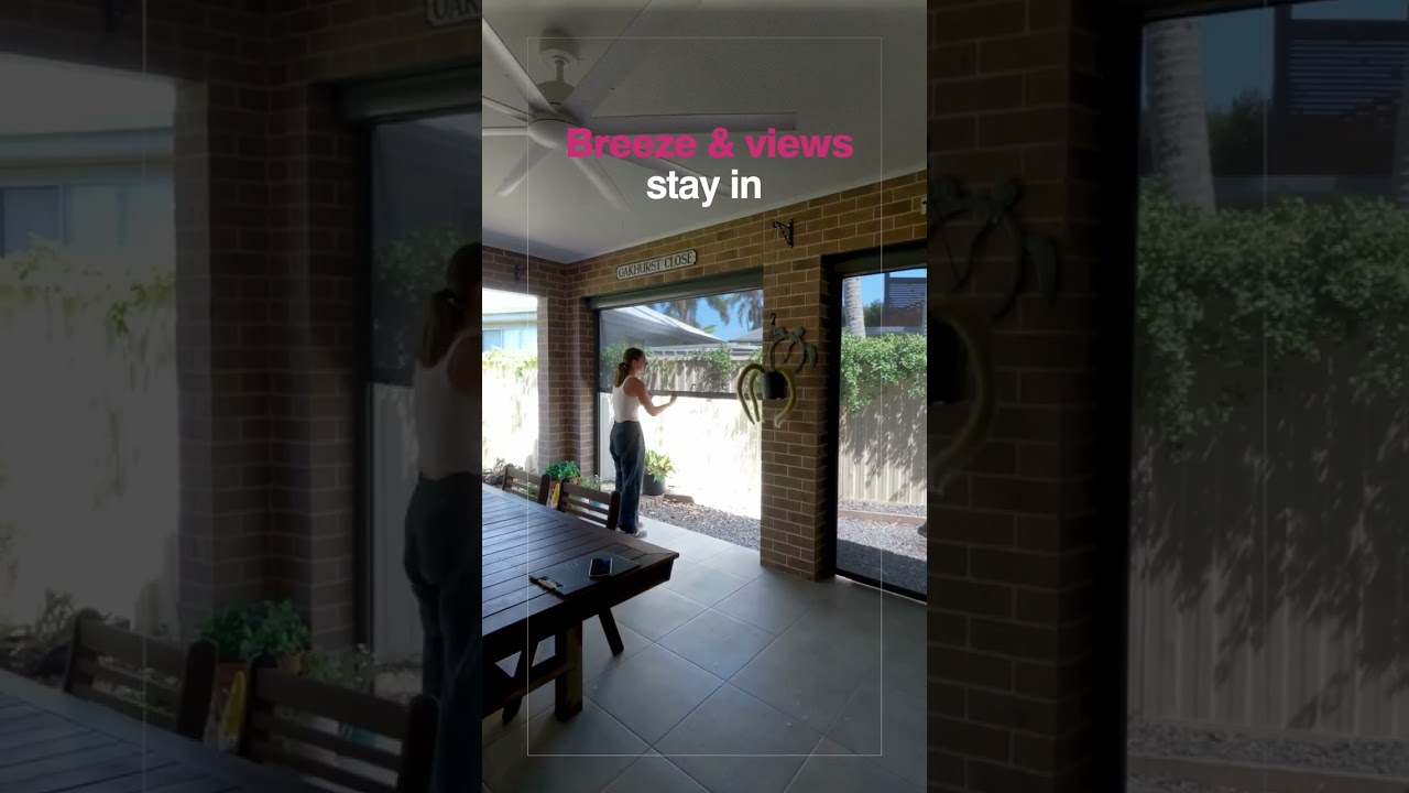 Wynstan Zip Style Outdoor Blinds | Privacy, Breeze & Views