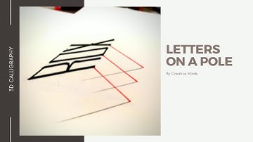 3D | Calligraphy | Tutorial | Creative Minds