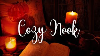 Cozy Fall Nook | Dark Academia | Piano and Rain