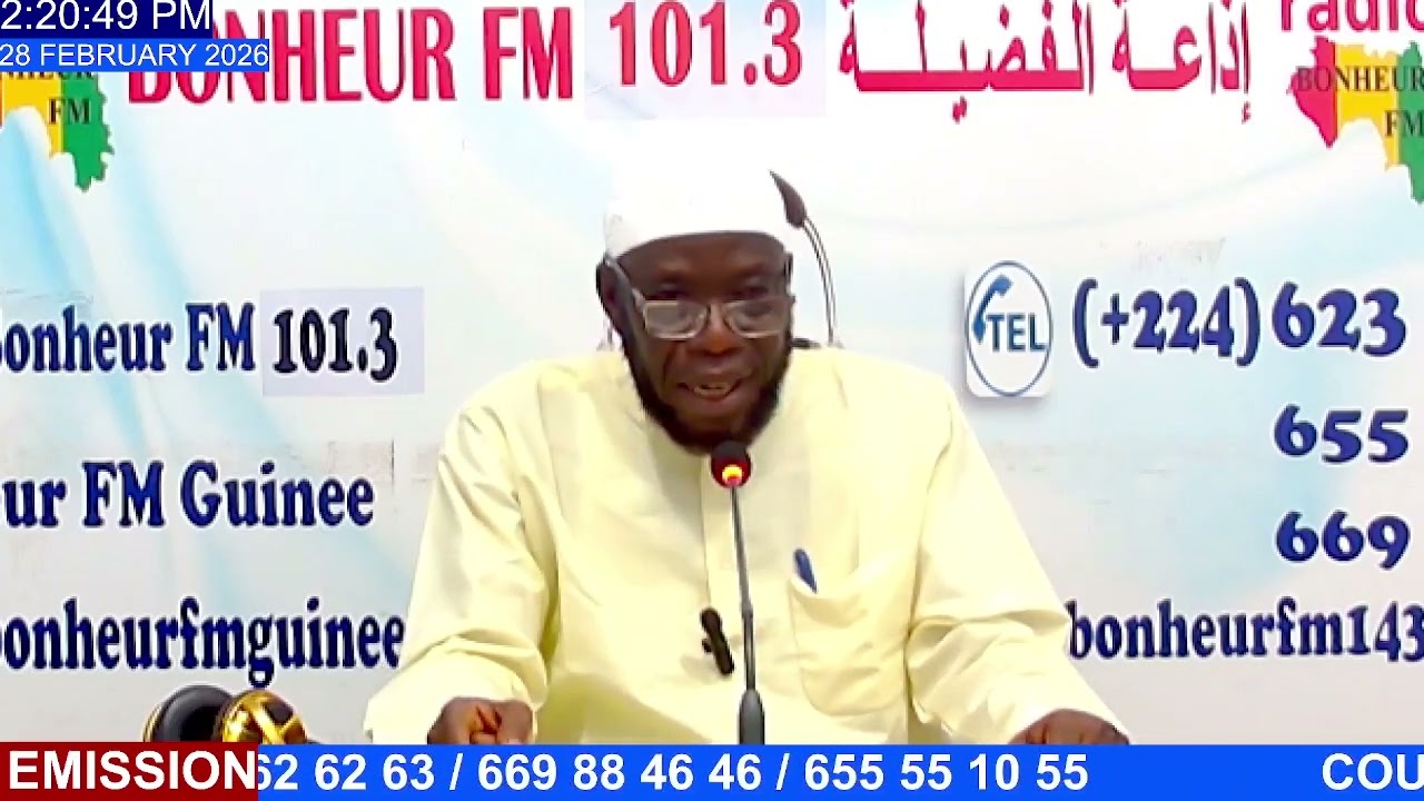 Cours Ramadan Tafsir Quran en malinké avec Dr Mohamed Lamine Doukouré du 28 02 2026