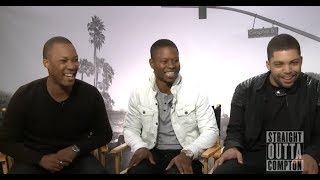 Jason Mitchell, O’Shea Jackson, Corey Hawkins Straight Outta Compton Interview