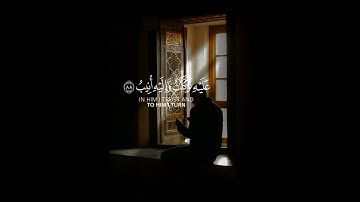 #short وما توفيقي إلا بالله ｜ كروما قرآن من سورة هود ماهر المعيقلي surah hude