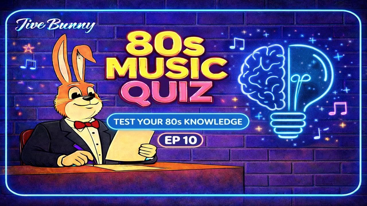 Jive Bunny EP 10 | Can You Beat The Bunny? 🐰 | 80s Music Quiz (10 Questions) | Episode 10