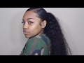 How To: Wig to Faux Ponytail | Natural Hair