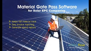 Solar EPC Case Study - Material Gate Pass Software