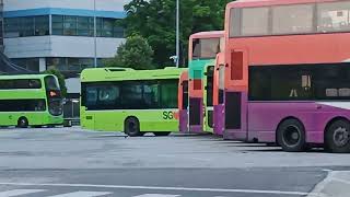 (SBST) SG3020K On Service 51 Parking at Jurong East Interchange