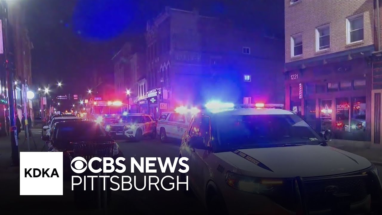 Suspect arrested after two people stabbed on East Carson Street - YouTube