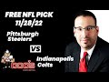 NFL Picks - Pittsburgh Steelers vs Indianapolis Colts Prediction, 11/28/2022 Week 12 NFL Free Picks