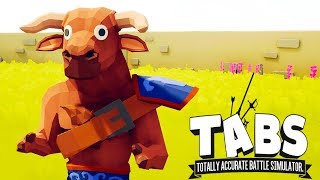 БИТВА С МИНОТАВРОМ и Новые БЕЗУМНЫЕ СРАЖЕНИЯ - Totally Accurate Battle Simulator (TABS/ТАБС) #4