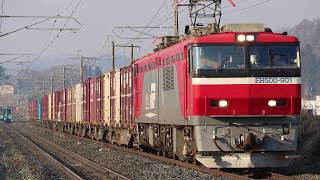 青い森鉄道 EH500形3079レ 苫米地駅通過 2019年3月3日