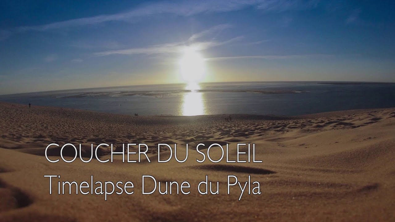 Coucher De Soleil Timelapse Dune Du Pyla