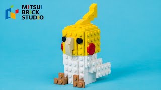 How to Build a Cockatiel with LEGO Bricks