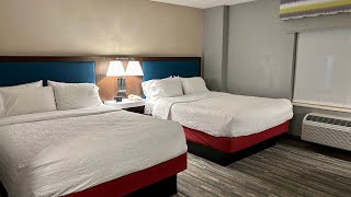 Airport Hilton Hotel: The Hampton Inn & Suites Salt Lake City Airport Utah Room Tour | She Saved®