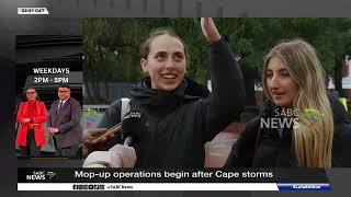 Mop-up operations begin after Cape storms