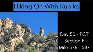 Day 50  PCT  Hiking On With Rubiks