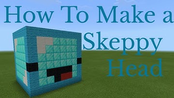 How To Make a Skeppy Head In Minecraft